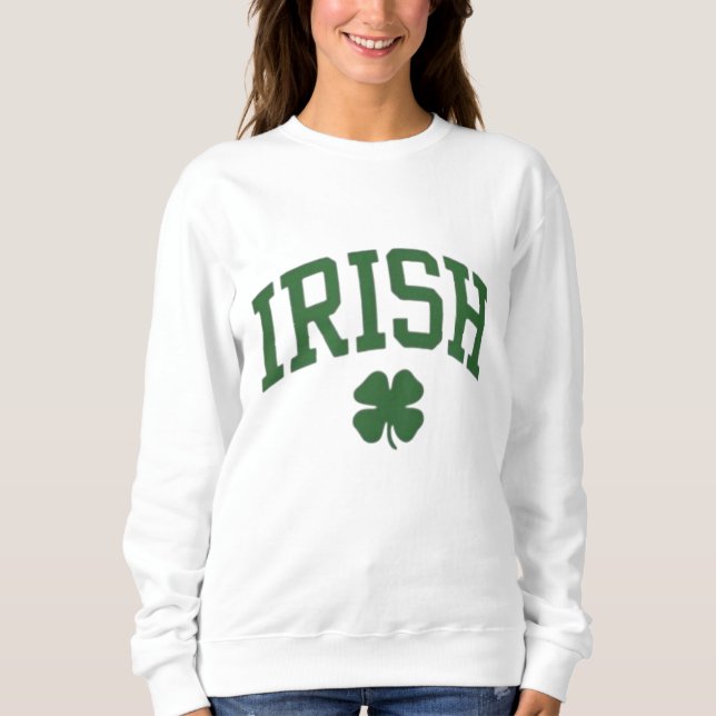 Moletom Classic Irish Pride Shamrock - St. Patrick's Day (Frente)