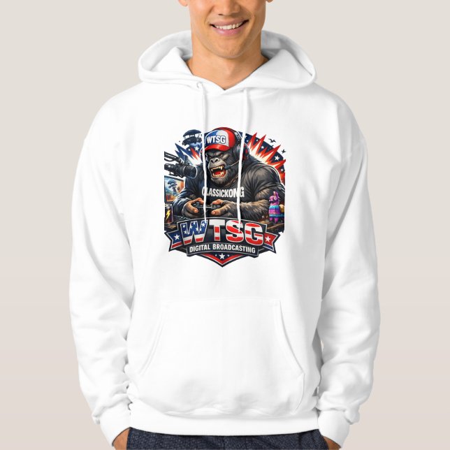 Moletom Classic Kong WTSG Digital Broadcasting Hoodie (Frente)