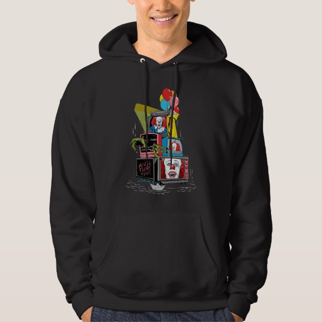 Moletom Classic Pennywise TV Stack - Você Flutuará Também (Frente)