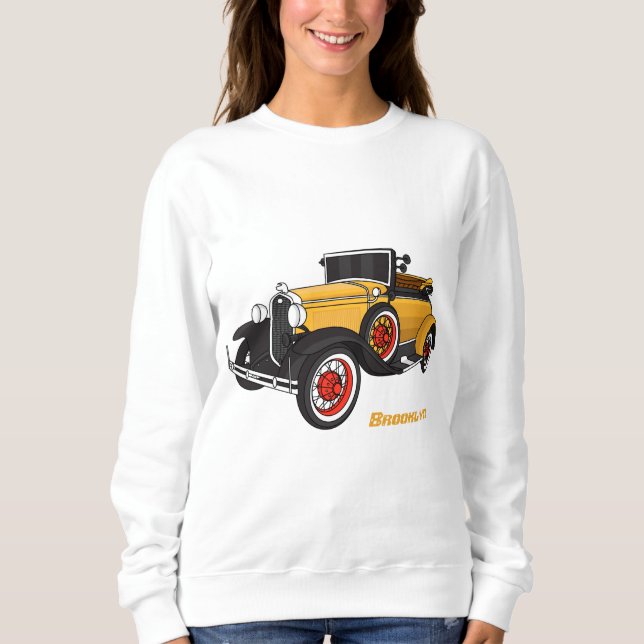 Moletom Classic yellow car 1931 (Frente)