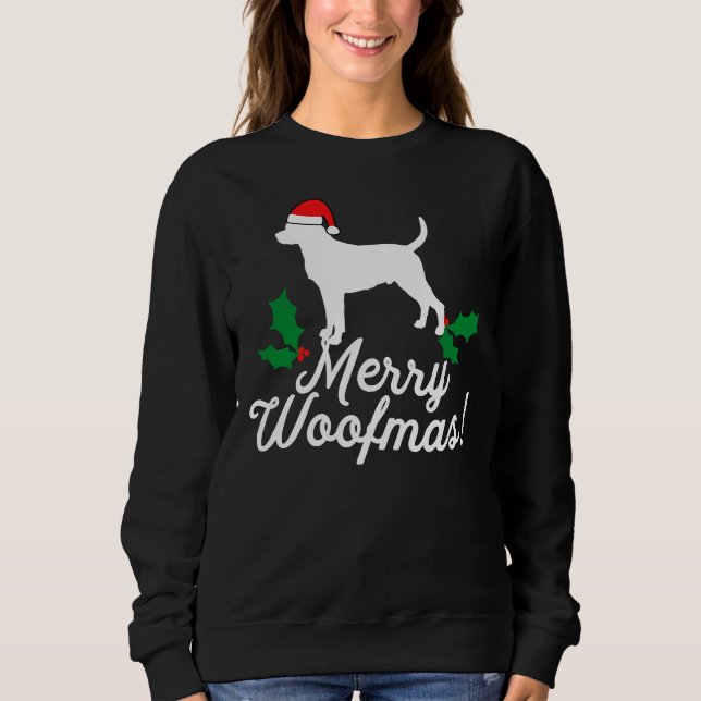 Moletom Clássico de Natal do Rottweiler (Frente)