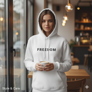 Moletom Clássico Diário com Texto Personalizado Fr