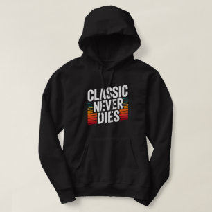Moletom Clássico Nunca Morre Blusão Retro Vintage