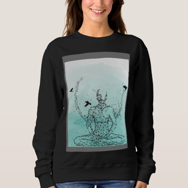 Moletom Classy Mood Lotus Flower Mandala Yoga Meditation G (Frente)