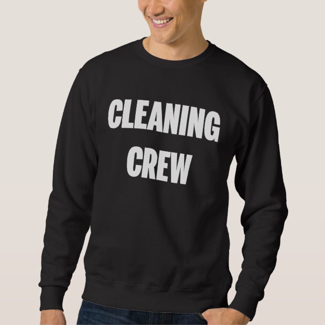 Moletom Cleaning Custodian Housekeeper  Maid Cleaning Crew (Frente)