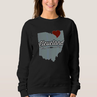 Moletom CLEVELAND Ohio C cidade OH Cidade Estado EUA  Fofo