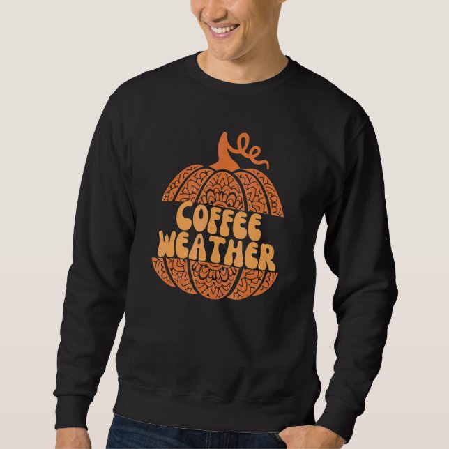 Moletom Clima Café Tempero de Abóbora Halloween Outono Out (Frente)