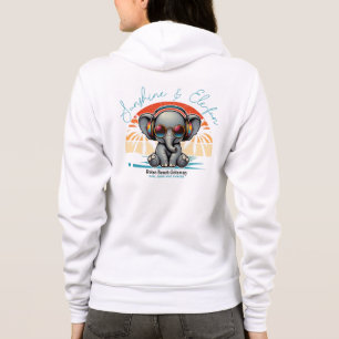 Moletom Clima Ensolarado de Primavera e Férias Retrô na Pr