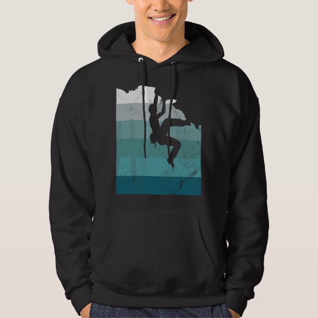 Moletom Climber Climbing Bouldering Free Speed Solo Vintag (Frente)