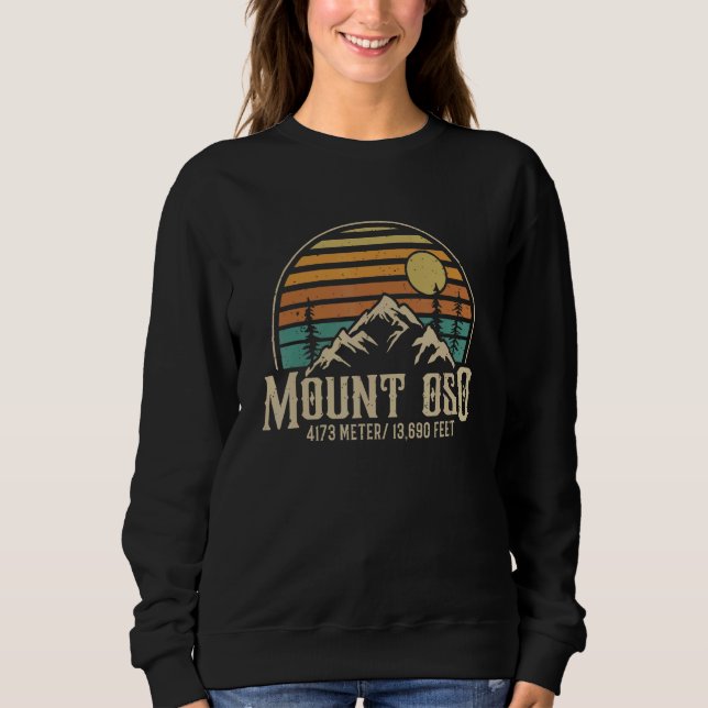 Moletom Climbing California Hiking Mountain Mount Oso (Frente)