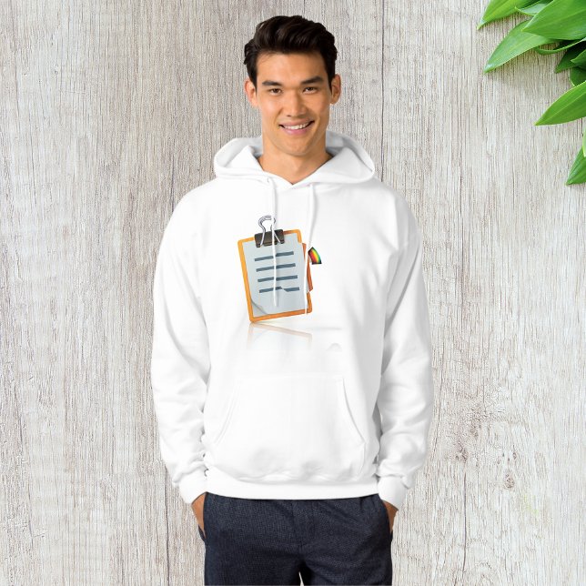 Moletom Clipboard Mens Hoodie (Criador carregado)