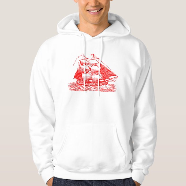 Moletom Clipper - Vermelho (Frente)