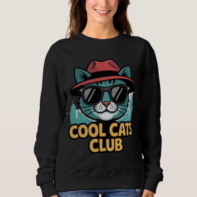 Moletom Clube Cool Cats – Edição Hip Hop (Frente)