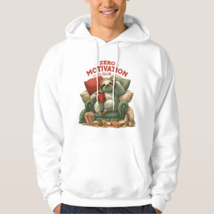 Moletom Clube da Zero Motivação Preguiça Relaxando na Polt