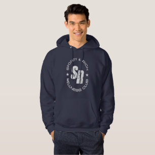 Moletom Clube de Bem-Estar Retro Moda Esportiva   Homens