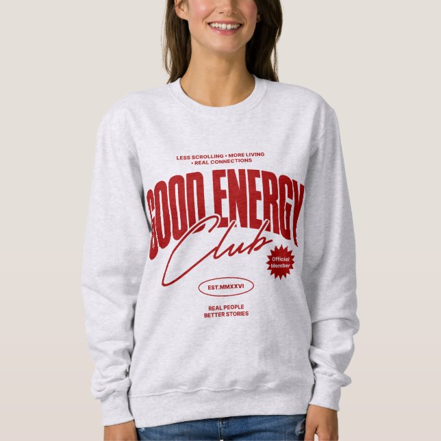 Moletom Clube de Boa Energia (Frente)