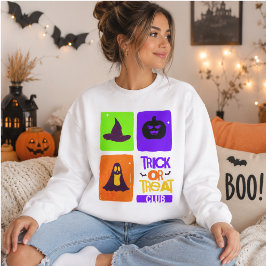 Moletom Clube de Gole ou Travessa Grid Halloween Retro