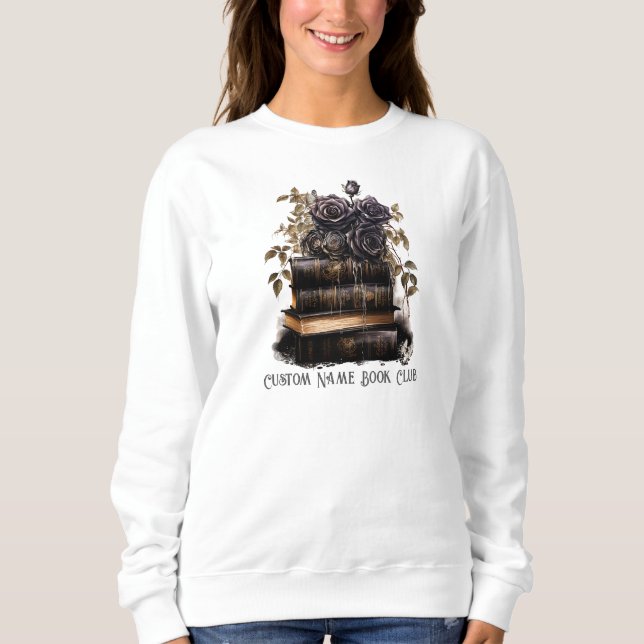 Moletom Clube de Leitura Personalizado Moralmente Cinza (Frente)