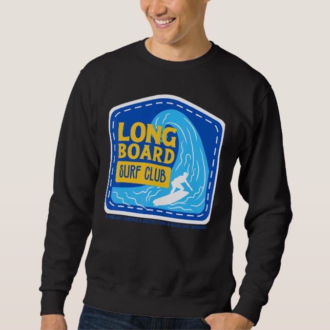 Moletom Clube de Surf de Long Board Celebração de Verão (Frente)