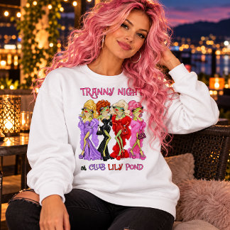 Moletom Clube Lily Pond Glamourosas Divas Sapo