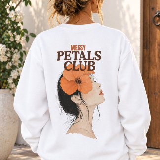 Moletom Clube Messy Petals Boho Girl Floral