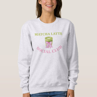 MOLETOM CLUBE SOCIAL DE MATCHA LATTE