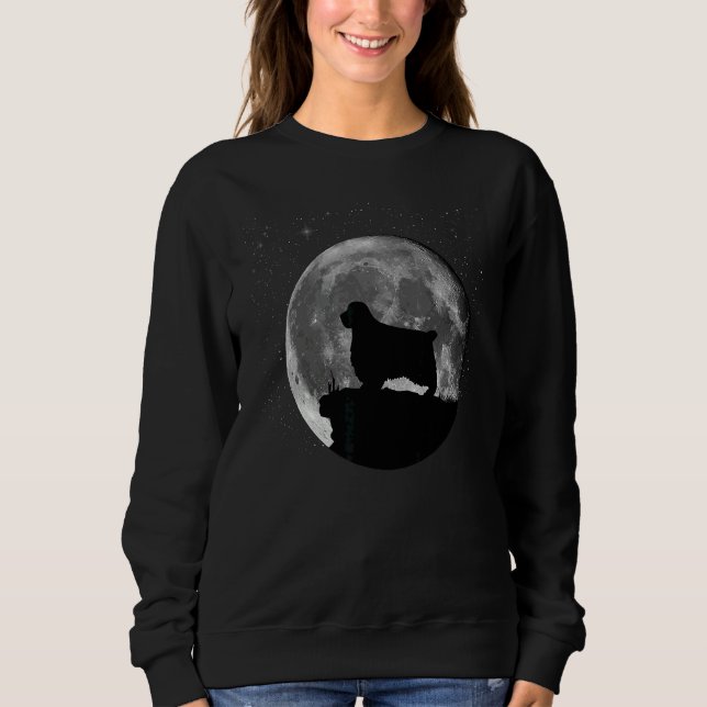 Moletom Clumber Spaniel Dog Moon (Frente)