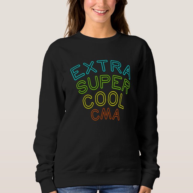 Moletom Cma Extra Cool Assistente Médico Certificado (Frente)