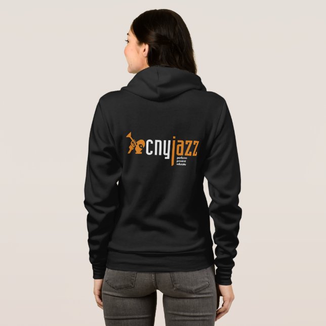 Moletom CNY Jazz Zip Front Hoodie (Parte Traseira Completa)