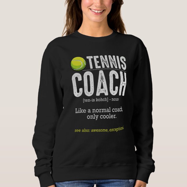Moletom Coach Tênis Player Ball Retro Futebol Fan Cotação (Frente)