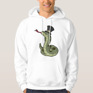 Moletom Cobra como Cavalheiro e Chapéu