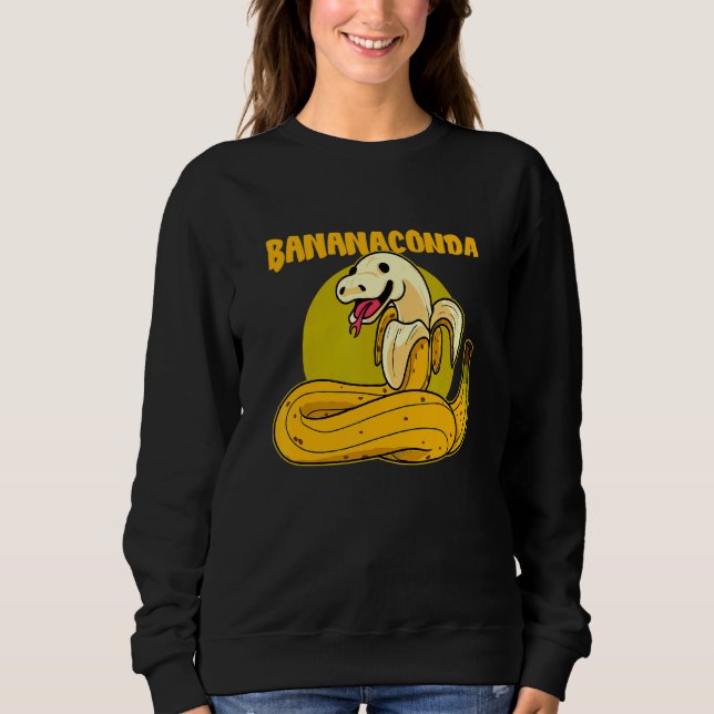 Moletom Cobra de Bananaconda com pijama de bananana Anacon (Frente)