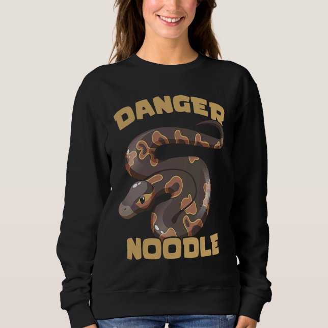 Moletom Cobra Python Bola Noodle de Perigo Réptil Serpente (Frente)