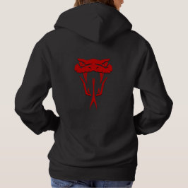 Moletom Cobra vermelho feroz face unisex