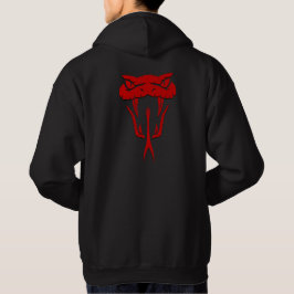 Moletom Cobra vermelho feroz face unisex