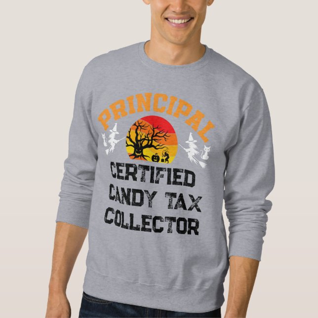 Moletom Cobrador de Impostos de Doces Certificados de Hall (Frente)