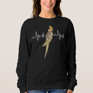 Moletom Cockatiel Heartbeat Ekg Pulseline Avian