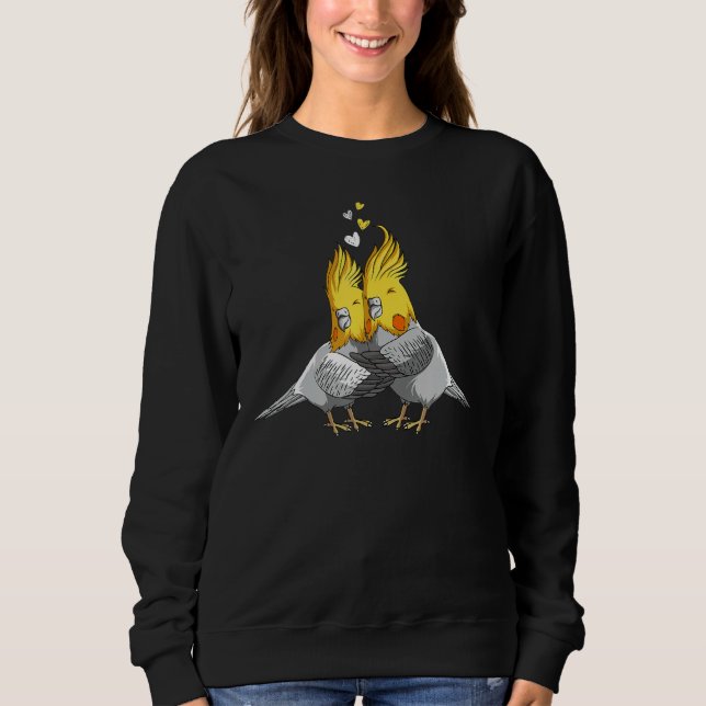 Moletom Cockatiel Lover Bird Almoça Meninas (Frente)