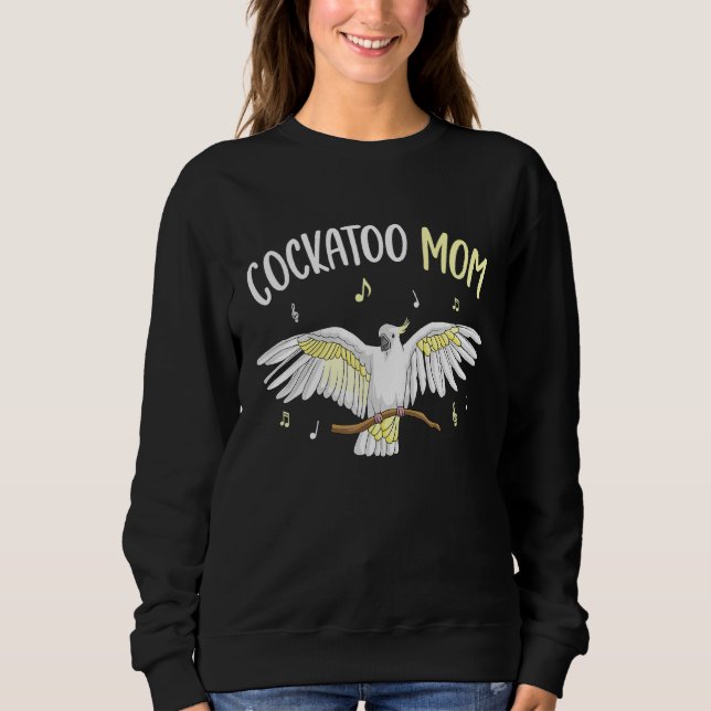 Moletom Cockatoon Mãe Pássaro de Papagaio (Frente)