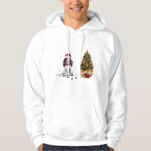 Moletom Cocker Spaniel Engraçado Cachorro de Natal com Árv