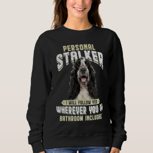 Moletom Cocker Spaniel Inglês Acompanhante Pessoal Eu Vou
