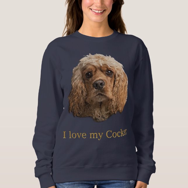 Moletom cocker spaniels (Frente)