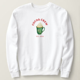 Moletom Cocoa Crew Modern Christmas Women's