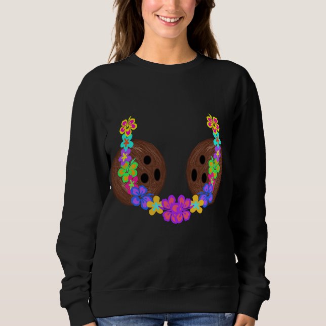 Moletom Coconut Bikini Brassiere Bra Flower Chain Hawa (Frente)