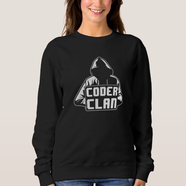 Moletom Coder Clan Software Developer Programer Coding (Frente)