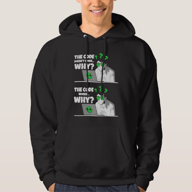 Moletom Coder Programmer Software Engineer  Idea IT Fan (Frente)