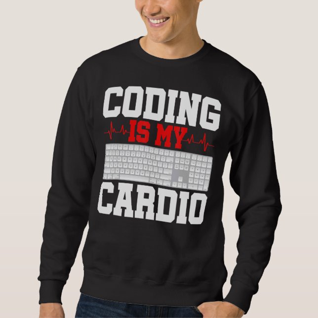 Moletom Codificação É Meu Desenvolvedor De Software De Pro (Frente)