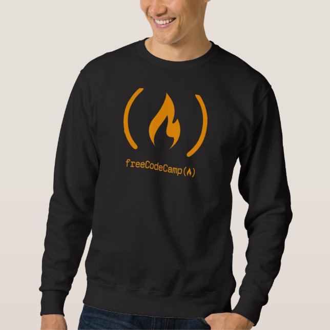 Moletom Codificação Freecodecamp E Comm De Desenvolvimento (Frente)