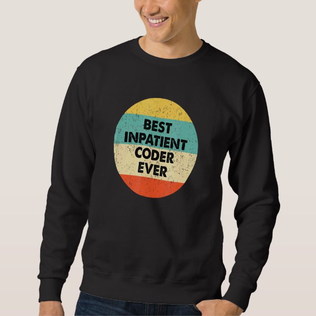Moletom Codificador Inpaciente Melhor Codificador Inindivi (Frente)