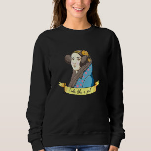 Moletom Código Ada Lovelace Como Uma Menina Programadora D